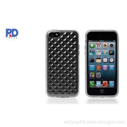 TPU Diamond Pattern Mobile Phone Protective Cases For iPhon